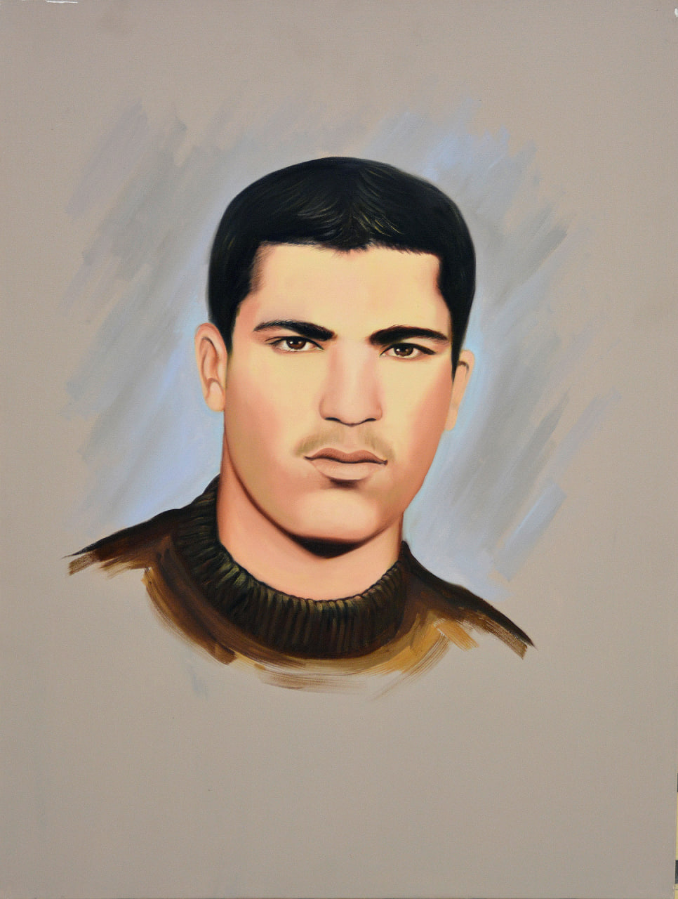 نقاشی چهره شهید علی پناهی